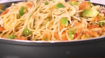 SPAGHETTIS SAUTES A LA SARDINE